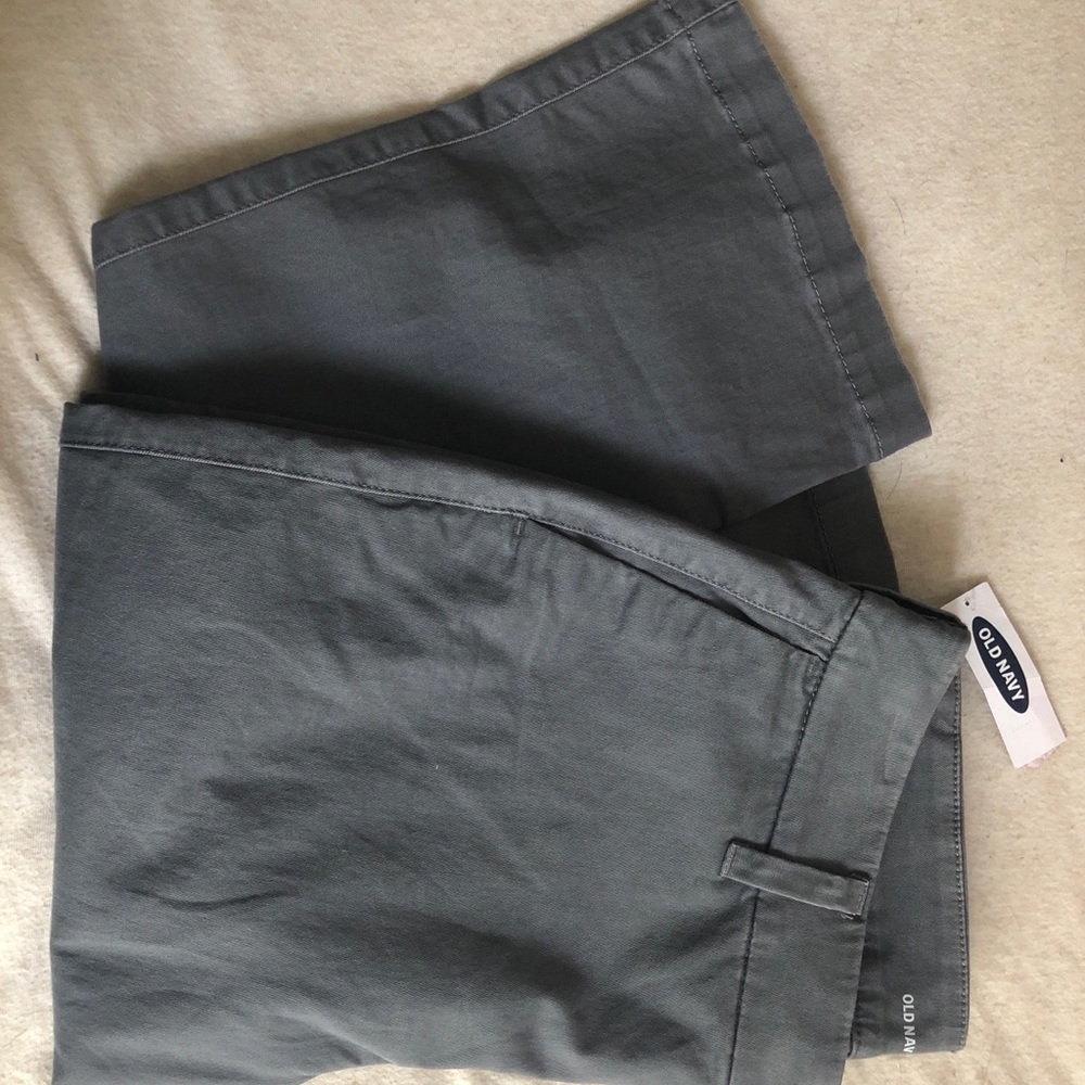 Old Navy Gray Pixie Pants